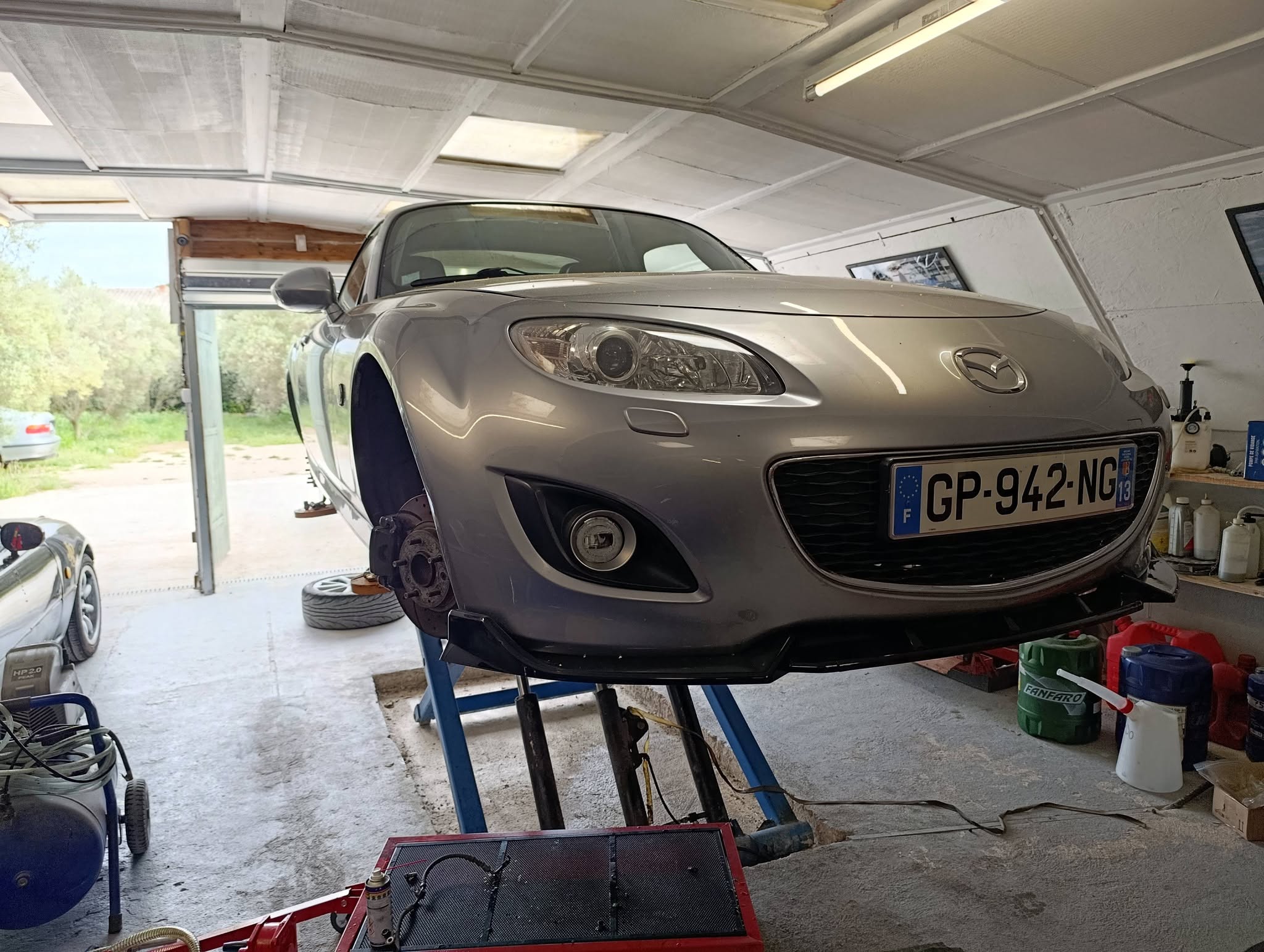 Mazda MX-5 NC sur pont